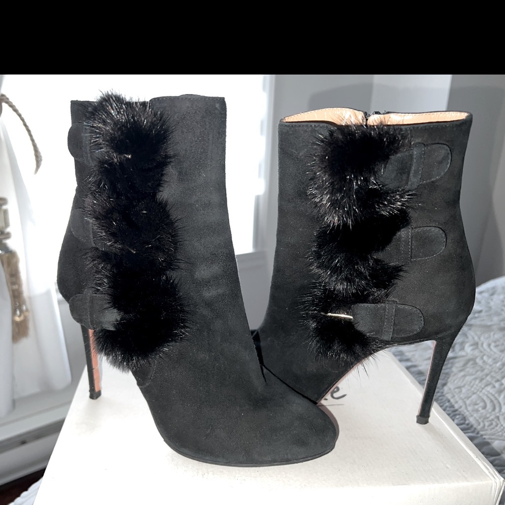 Aquazzura Sinatra 105 booties size 37 1/2